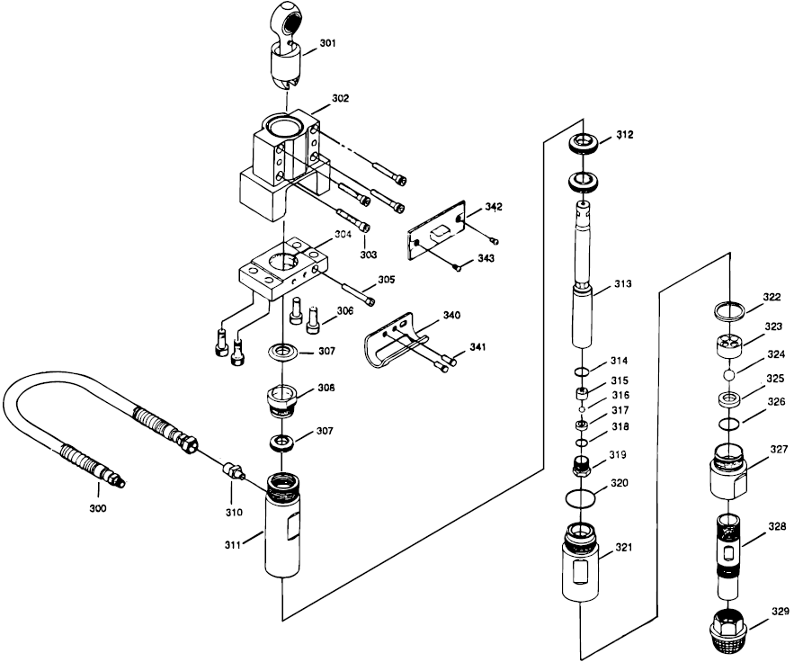 1100xc Fluid Section Assembly Parts